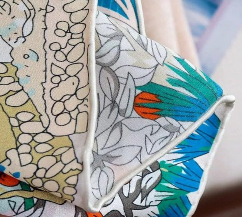 ANDANTINO 100% Silk Scarf - Large 43" Lightweight Square Headscarf & Shawl for Women | Gift-Ready Packaging
