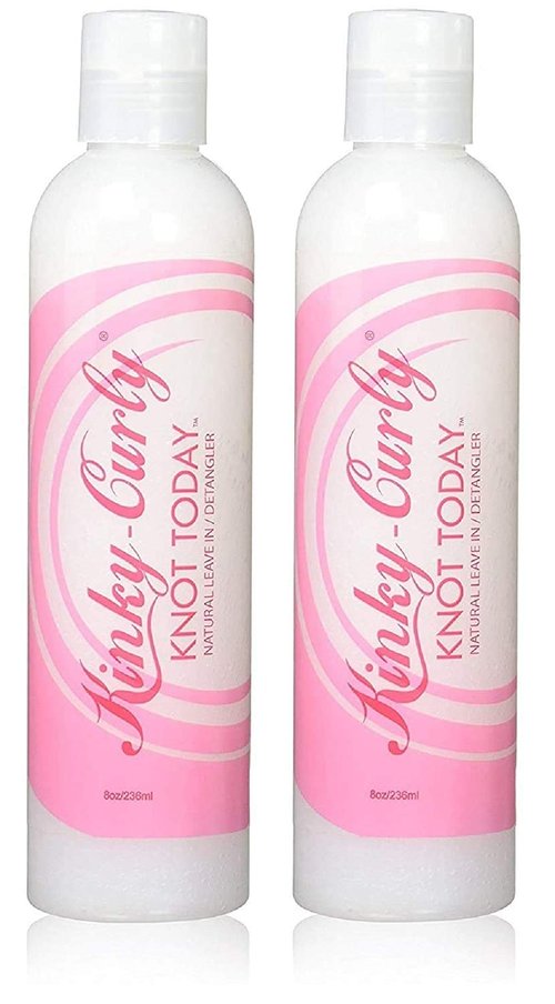 Kinky-Curly Leave-In Conditioner | Knot Today Detangler - 2 Pack of 8 oz for Smooth, Manageable Hair