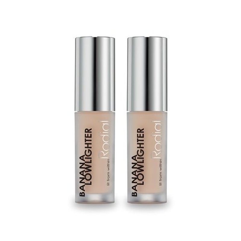 Rodial Banana Lowlighter Duo - Brightening Concealer & Complexion Corrector | Travel Size 2 x 0.05 fl oz, Hydrating with Caffeine & Vitamin E