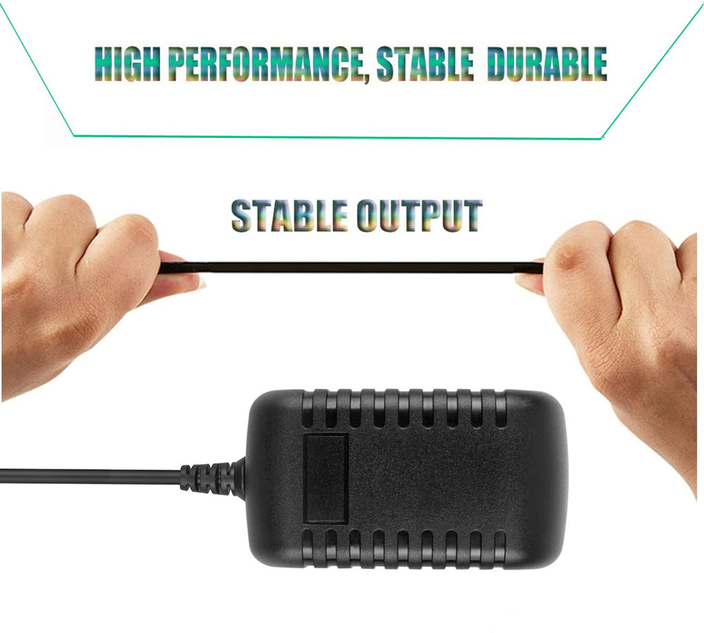 12V AC/DC Adapter Compatible with AeroGarden Harvest Elite Slim 360 100690-BLK 100691 100692-BLK 100693-PPL 100694-BLK 100695-PPL Indoor Garden LED Grow Light 12VDC 2.5A 6WWPC01 Power Supply
