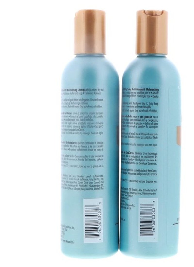 Avlon Keracare Dry Itchy Scalp Shampoo & Conditioner Set - Soothes & Nourishes | 12 oz Each
