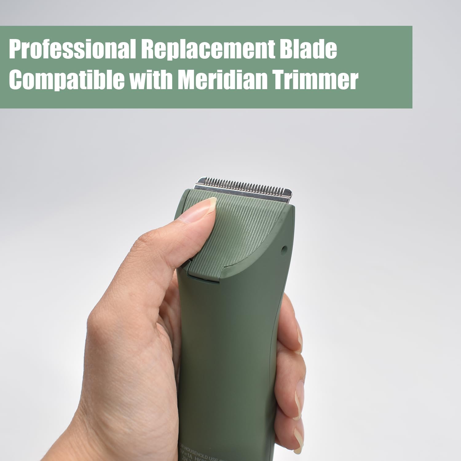 Replacement Blades Compatible with Meridian Trimmer, Hygienic Ceramic Replacement Blades for Meridian Body Trimmer,Green