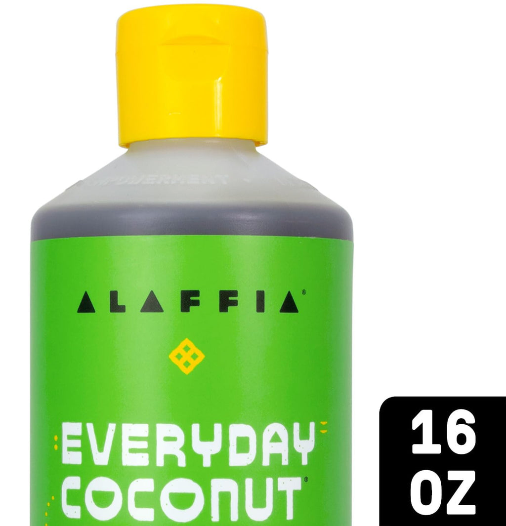 Alaffia Shampoo, EveryDay Coconut – Purely Coconut Shampoo with Coconut, Ginger & Coffee Extracts for Clarifying Normal to Dry Hair, 16 Oz