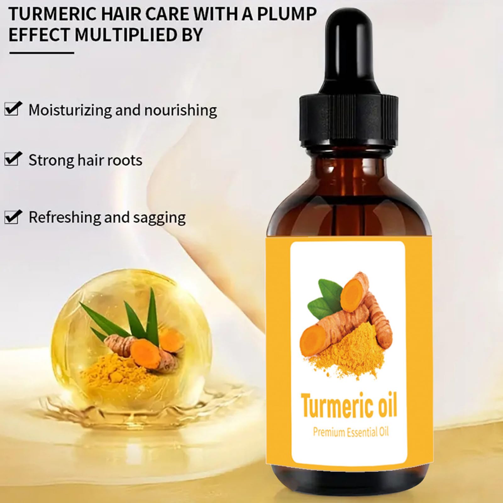 DENESTUP Turmeric Face Wash, Turmeric Wash and Care Turmeric Facial Cleanser, Gentle Cleansing Moisturizing Skincare Set for Face Soap Bar | Mousse Cleanser | Essential Oil /3 Piece Set