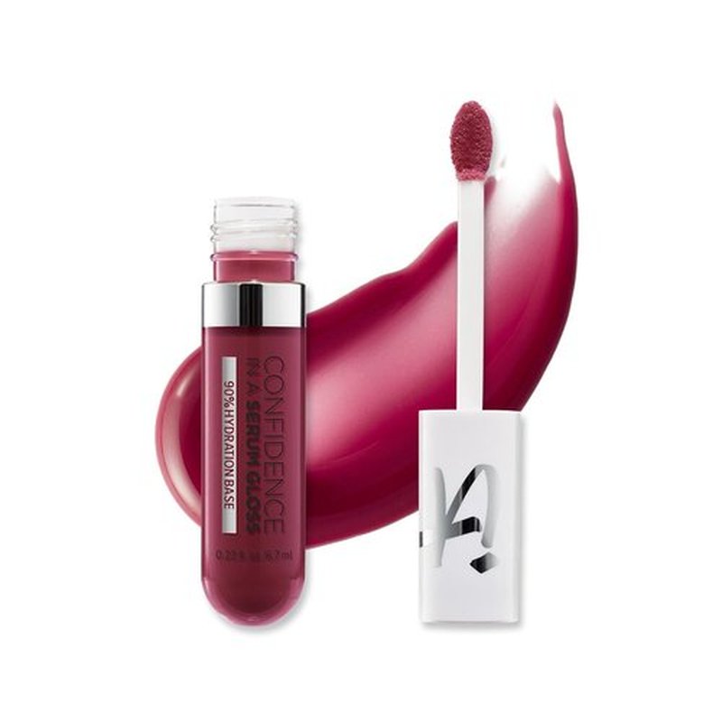 IT Cosmetics Confidence In A Serum Lip Gloss - Smoothing & Conditioning - 8HR Hydration with Hyaluronic Acid | 0.22 fl. Oz