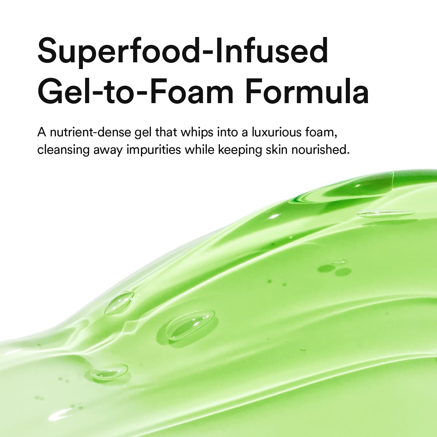 VEGANIFECT Gel Cleanser, Gentle Exfoliation and Face cleanser for Sensitive Skin, Korean Skin Care, Vegan, 6.93 Fl Oz