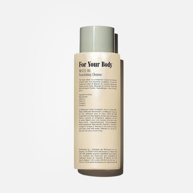 Nécessaire Body Wash Eucalyptus - Multi-Oil Shower Gel for Sensitive Skin | 8.4 fl oz, Non-Comedogenic