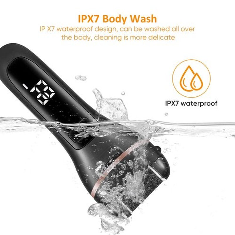 Electric Callus Remover and Foot polisher-Rechargeable-waterproof- Pedicure Set. (Black), 20 Count (Pack of 10)