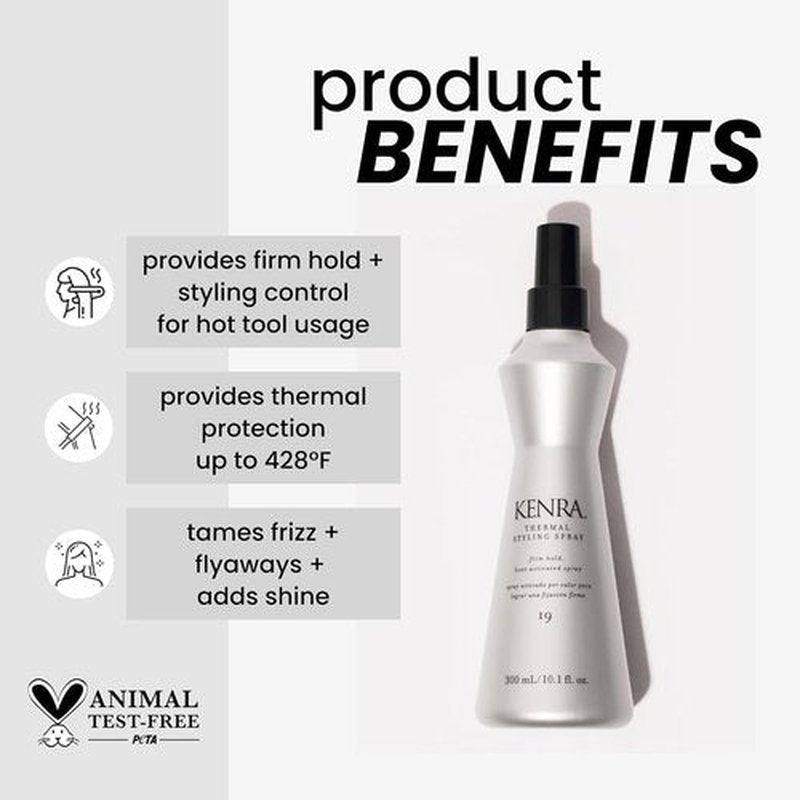 Kenra Professional Our Greatest Hits | Kit Includes Full Size Volume Mousse Extra 17, Thermal Styling Spray 19, Pearl Detangler, and Dry Texture Spray 6 | 4 pc. Gift Set | $93 Value 27% Savings
