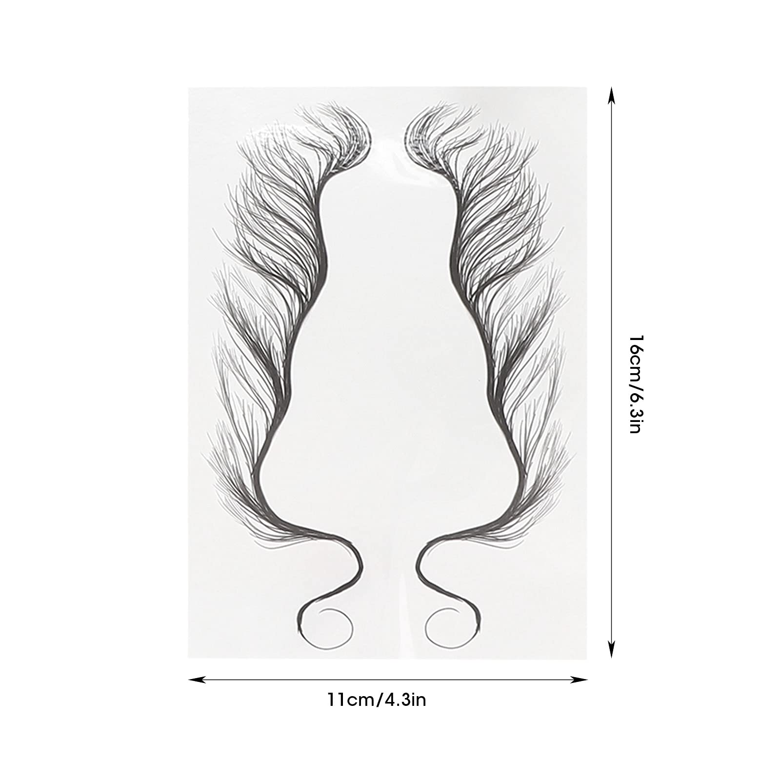 Hair Edges Stickers 5 Sheets Baby Hair Edges Hair Temporary Stickers DIY Hairstyling Hair Stickers Fake Hairline Sticker for Women Girls