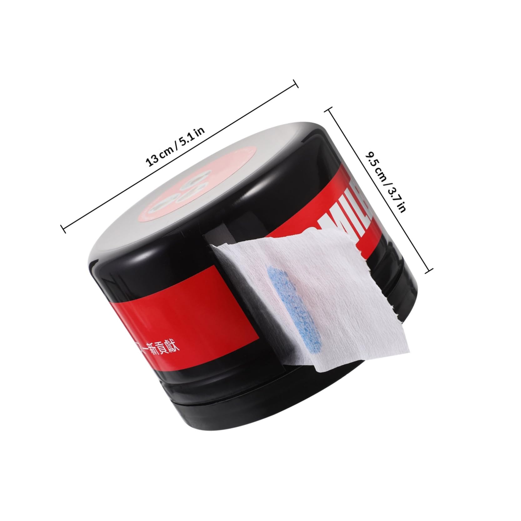 Housoutil Barber Neck Strip Dispenser Box Compact Neck Paper Roll Holder for Salon and Barbershop Haircut Supplies
