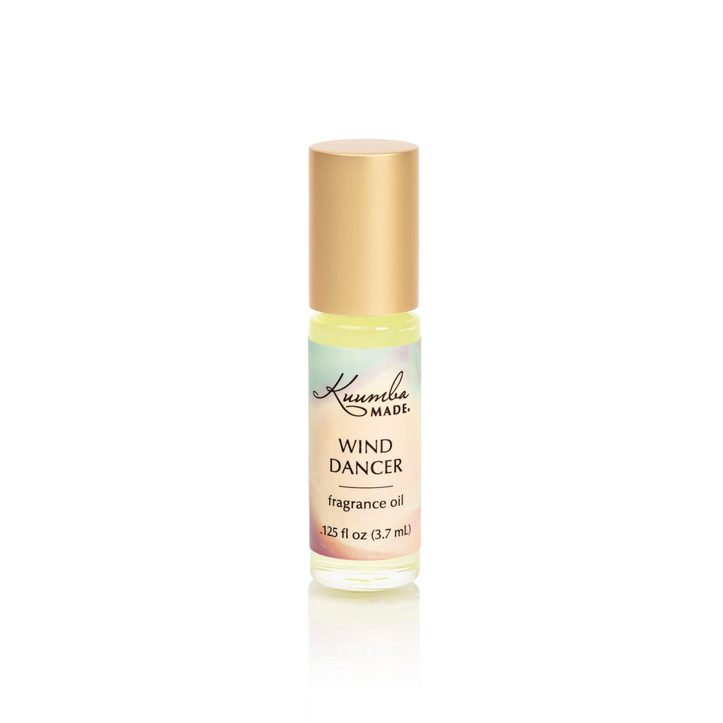 Kuumba Made Wind Dancer Fragrance Oil, Long-Lasting Small-Batch Perfume Roller, Vegan, Alcohol-Free, .125 Fl Oz