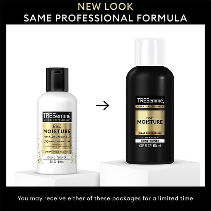 TRESemmé Travel Hair Care Set - Rich Moisture Shampoo, Conditioner & Alcohol-Free Gel | 3-Piece Set