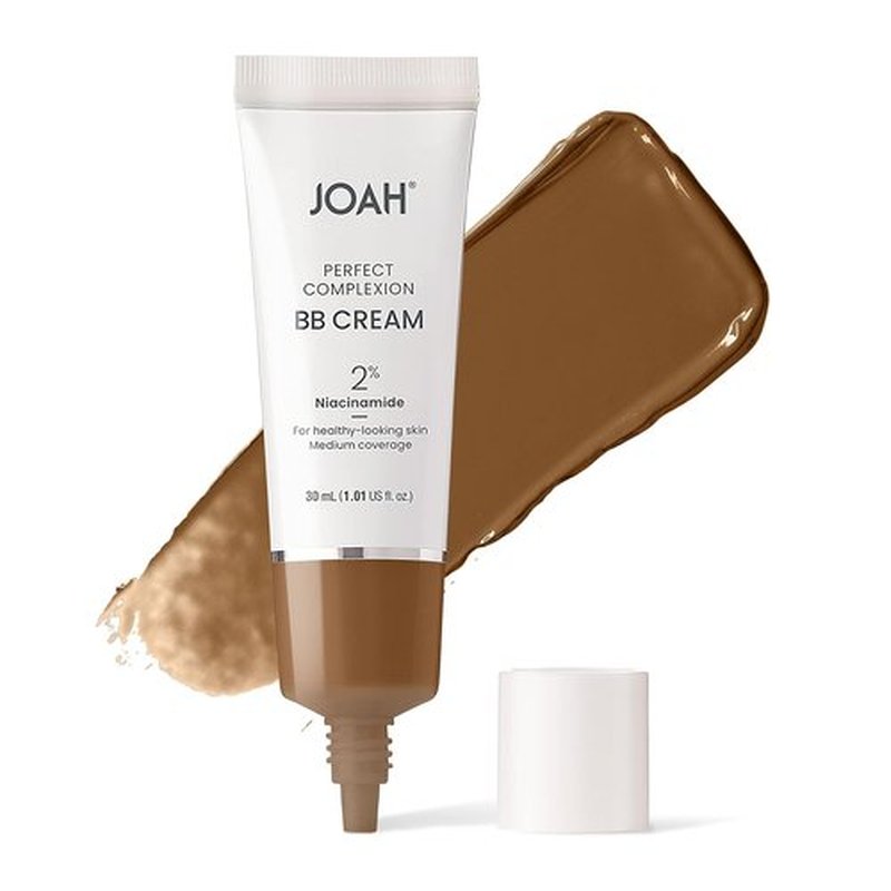 JOAH Beauty BB Cream - Perfect Complexion with Hyaluronic Acid & Niacinamide | Medium Coverage, Deep Shade