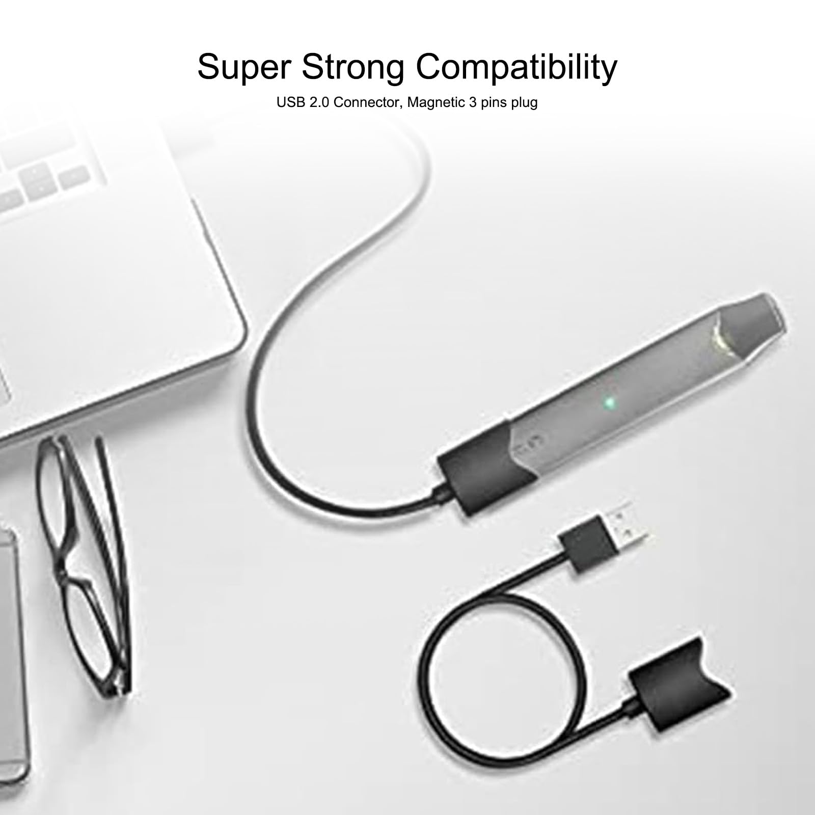 QKCOK Magnetic USB Wall Charger fit for Alto Charging Cable Accessories USB 2.0 Plug Cord Compatible with VUSE Alto
