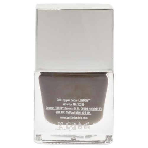 butter LONDON Nail Lacquer - Patent Shine 10X in Mink Grey - 0.2 Fl Oz for Long-Lasting Shine