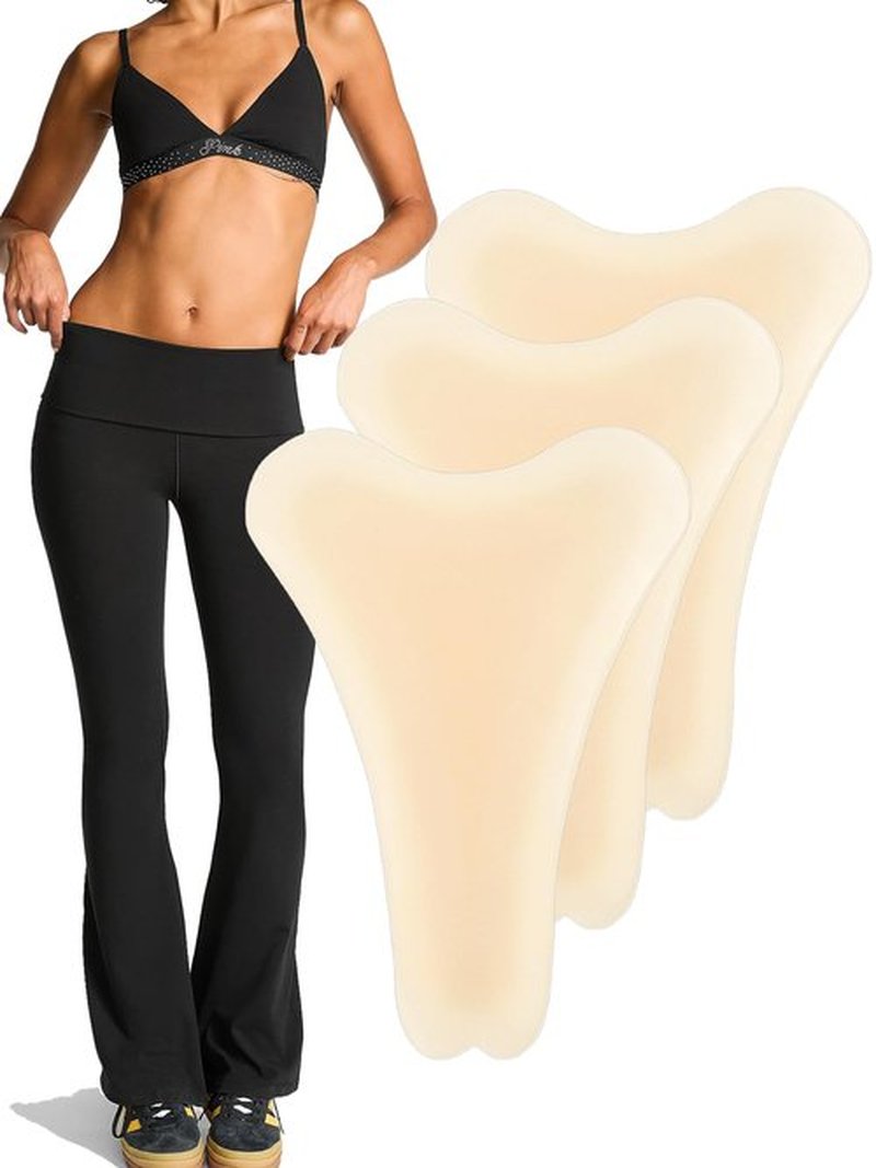 Puerfe Camel Toe Concealer，Seamless Camel Toe Hider, Reusable Anti Camel Toe Sprong Insert, No Camel Toe Underwear Guard-3 pack