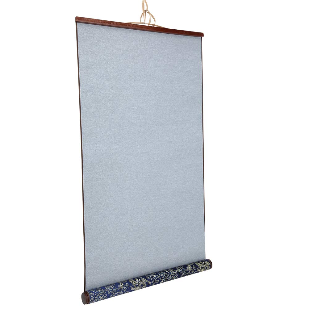 Dioche Water Writing Cloth, Water Drawing Writing Cloth, Chinese Calligraphy Mat Practicing Tool - Reusable Brocade Nonwoven Chinese Water Paper Student Stationery, 15 x 30.7in, No Ink Needed