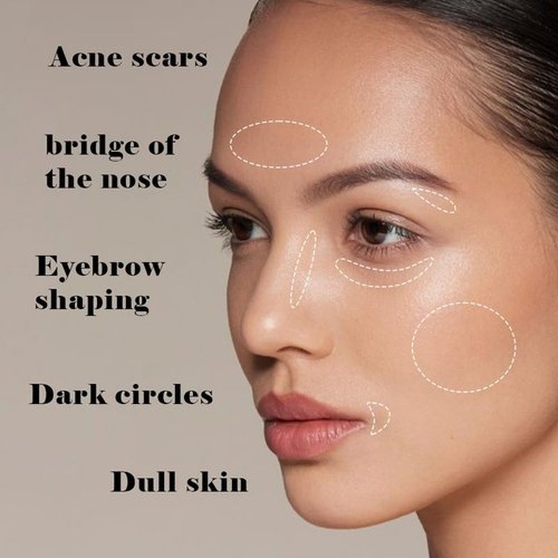 Skiennix Liquid Concealer - Full Coverage Under Eye Brightener for Dark Circles | Vegan, Waterproof, 09 Cappuccino