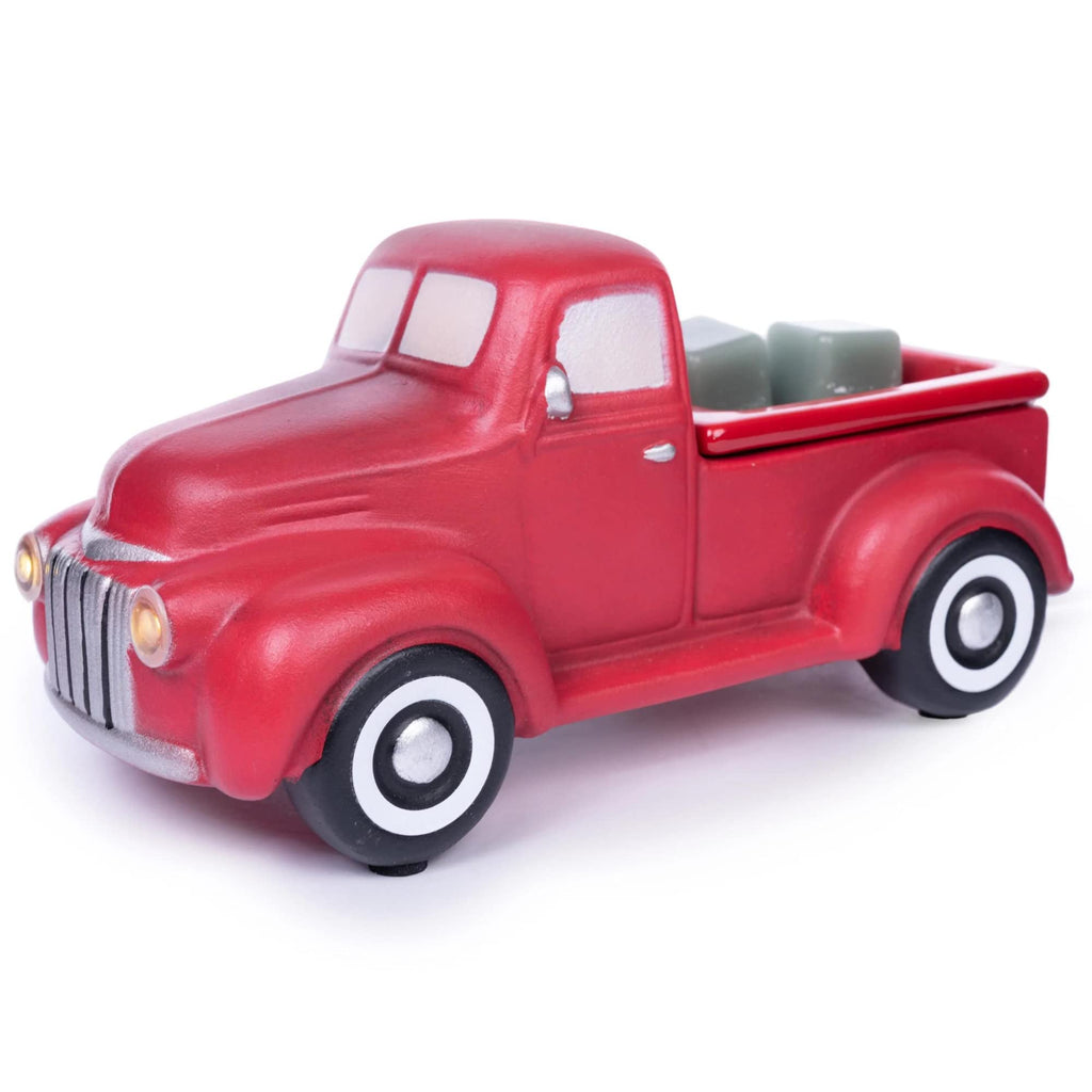 Scentsationals Wax Warmer, Wax Melt Warmer for Scented Melts - Truck Collection Red Truck - Candle Wax Melter for Fragrance Cubes and Tarts