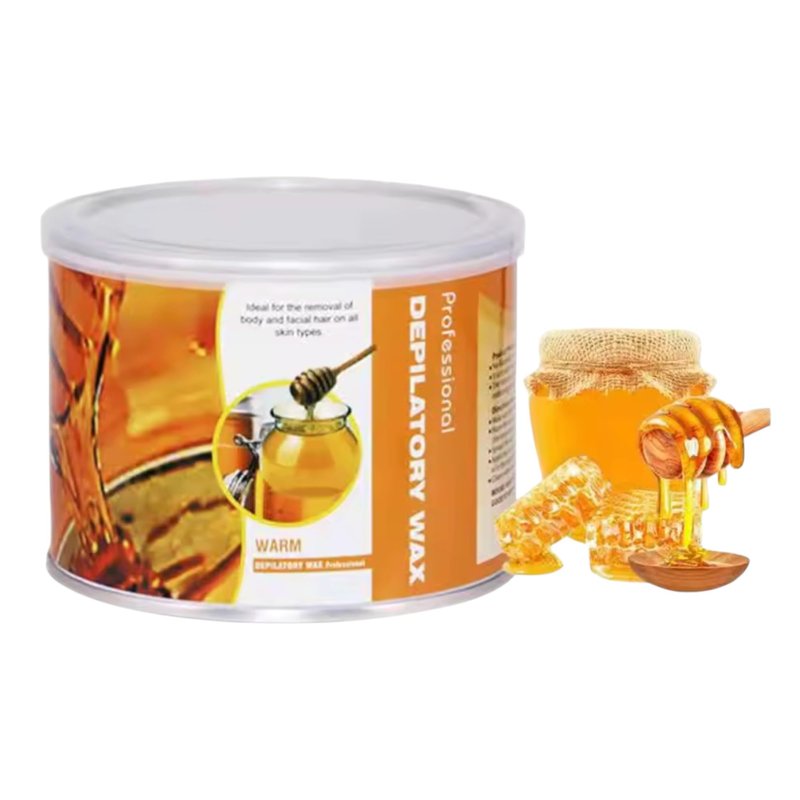 Honey Soft Wax for Hair Removal – 400 g Strip Wax for Body & Face – Professional Soft Depilatory Wax for Smooth Results – For Sensitive & All Skin Types