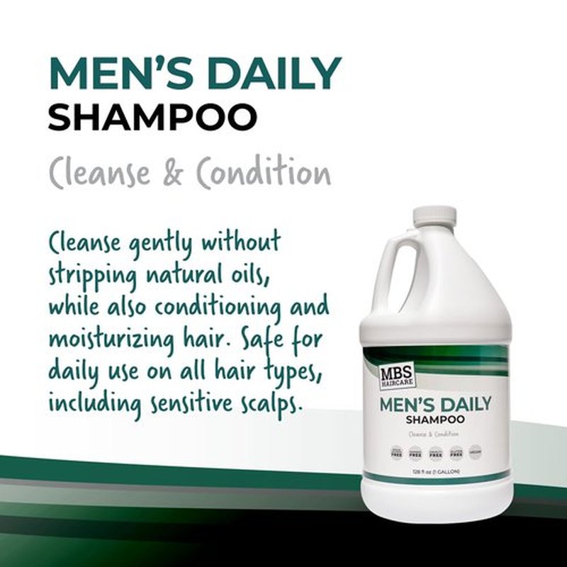 Skiennix Men's Gallon Shampoo - Moisturizing & Hydrating for Sensitive Scalp - 128 Fl Oz, Vegan & Cruelty-Free