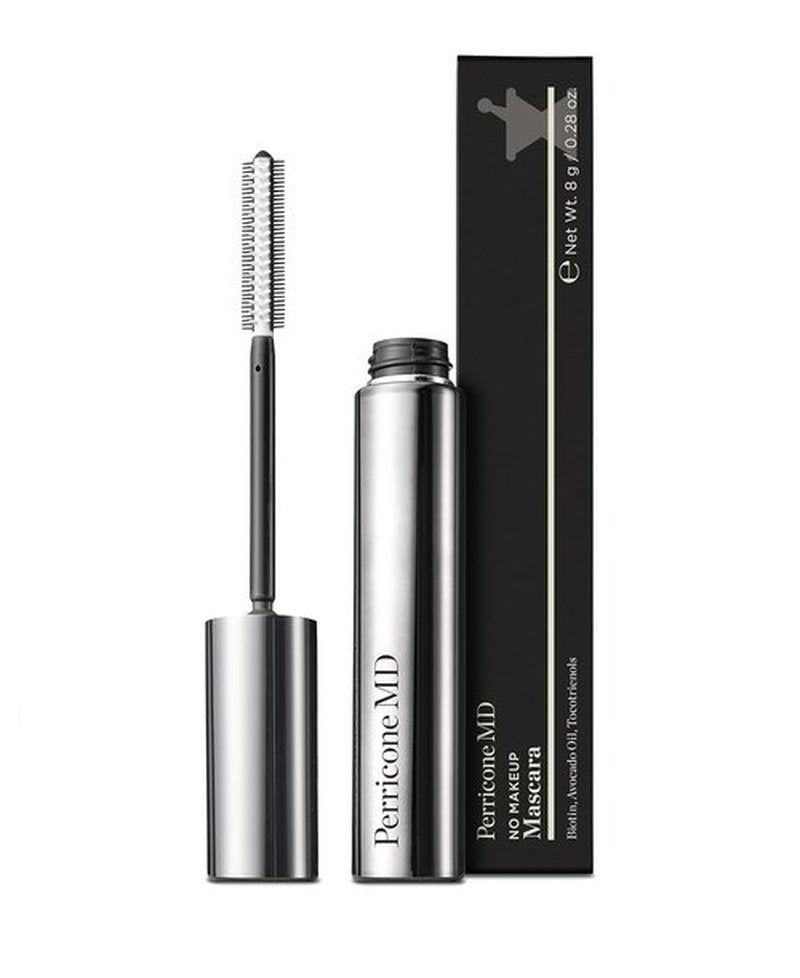 Perricone MD No Makeup Mascara - 2-in-1 Lash Treatment & Makeup - Cruelty-Free, Vegan, Black - Double-Sided Brush for Volume & Length