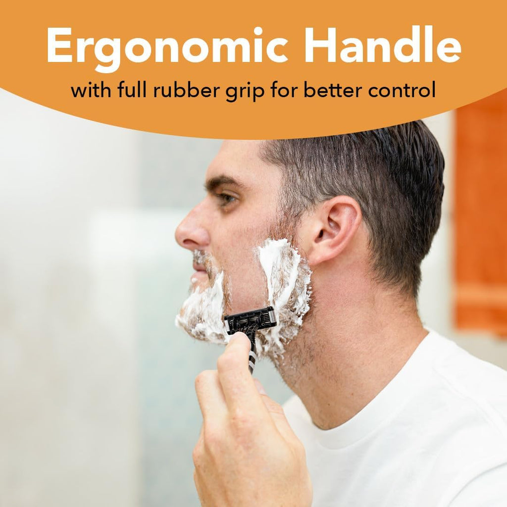 BIC Flex 5 Sensitive Men's Disposable 5-Blade Razors, Comfortable Shave, 2-Pack