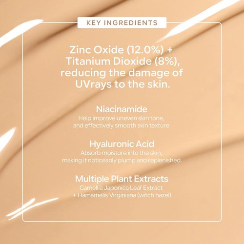 Skiennix Skin Tint | SPF 40 Tinted Mineral Sunscreen Serum with Zinc Oxide | Natural Beige, 1 Fl Oz
