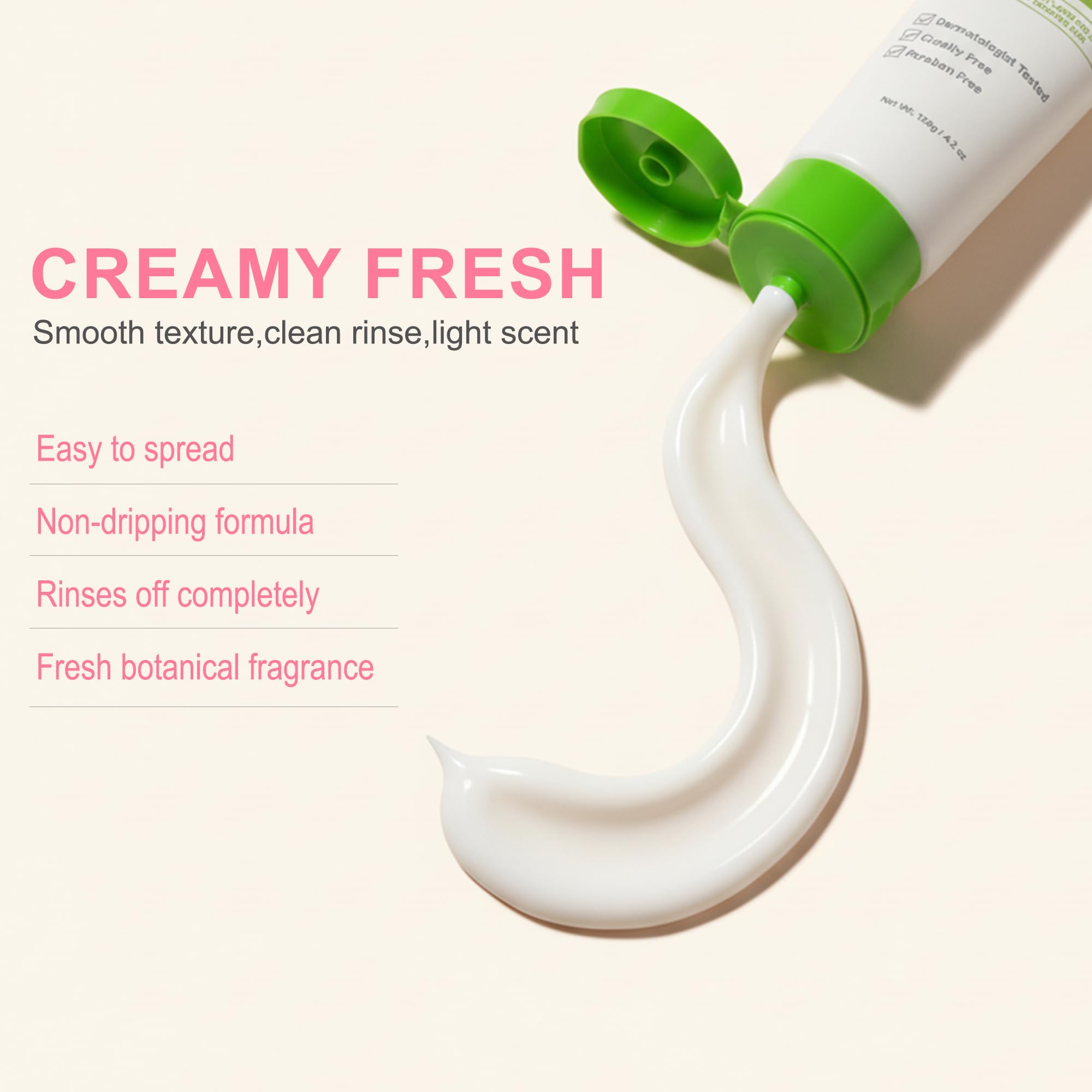 BCCDEUY Hair Removal Cream for Women, 5–7 Min Fine Hair, Legs Arms Bikini