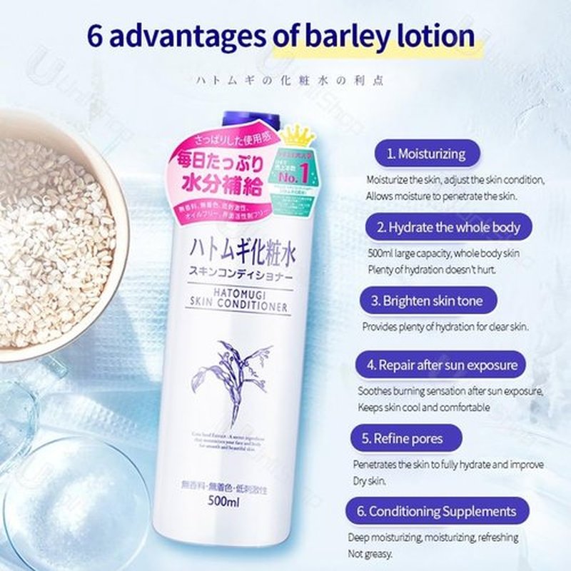 Imju Naturie Hatomugi Skin Conditioner Job's Tears Lotion 500ml