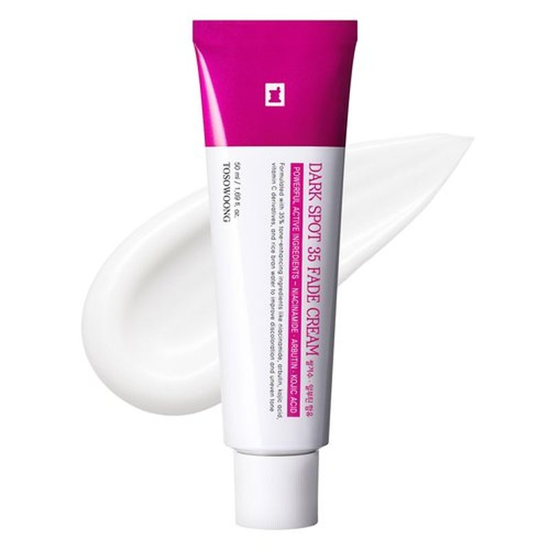 TOSOWOONG Dark Spot 35 Fade Cream, Dark Spot remover with Arbutin, Kojic Acid, Niacinamide, Skin Bleaching Cream for face & body Hyperpigmentation, Discoloration, Korean Skincare 50ml / 1.69 fl. oz.