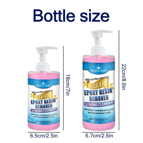 OOTDART Hands Resin Remover Gel - All Natural Epoxy Resin Cleaner - Magical Cleanser for Artists - Epoxy Remover - Glue, Silicone, Paint & Glitter Soap- For Soft and Moisturized Skin