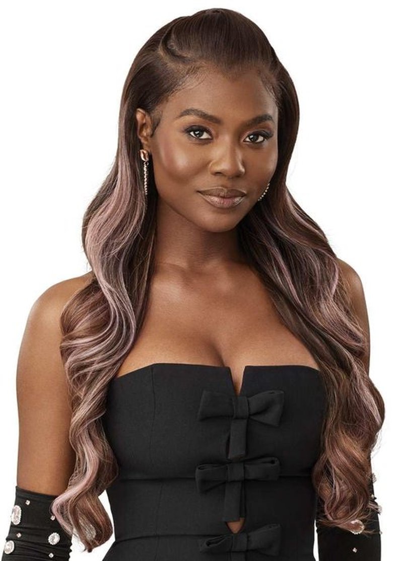 Outre Lace Front Wig - Perfect Hair Line 13X6 - True Frontal - Peak 701 (OFF BLACK 1B)