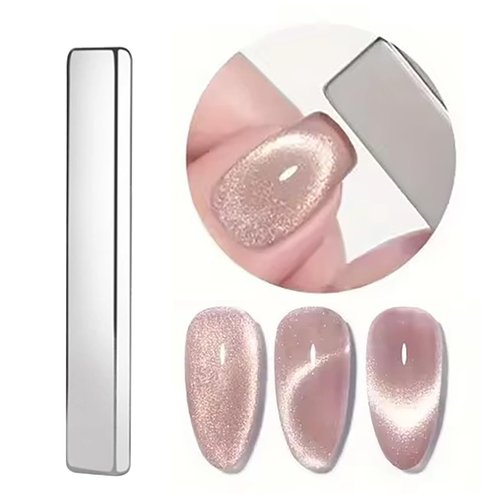 MOLILON 29 Pieces Cat Eye Magnet for Nails Cat Eye Gel Nail Polish Magnet Round Magnet Beads 3d Cat Eye Nail Magnetic Nail Polish Tool Cat Eye Magnet Stick for Nail Art Accessories