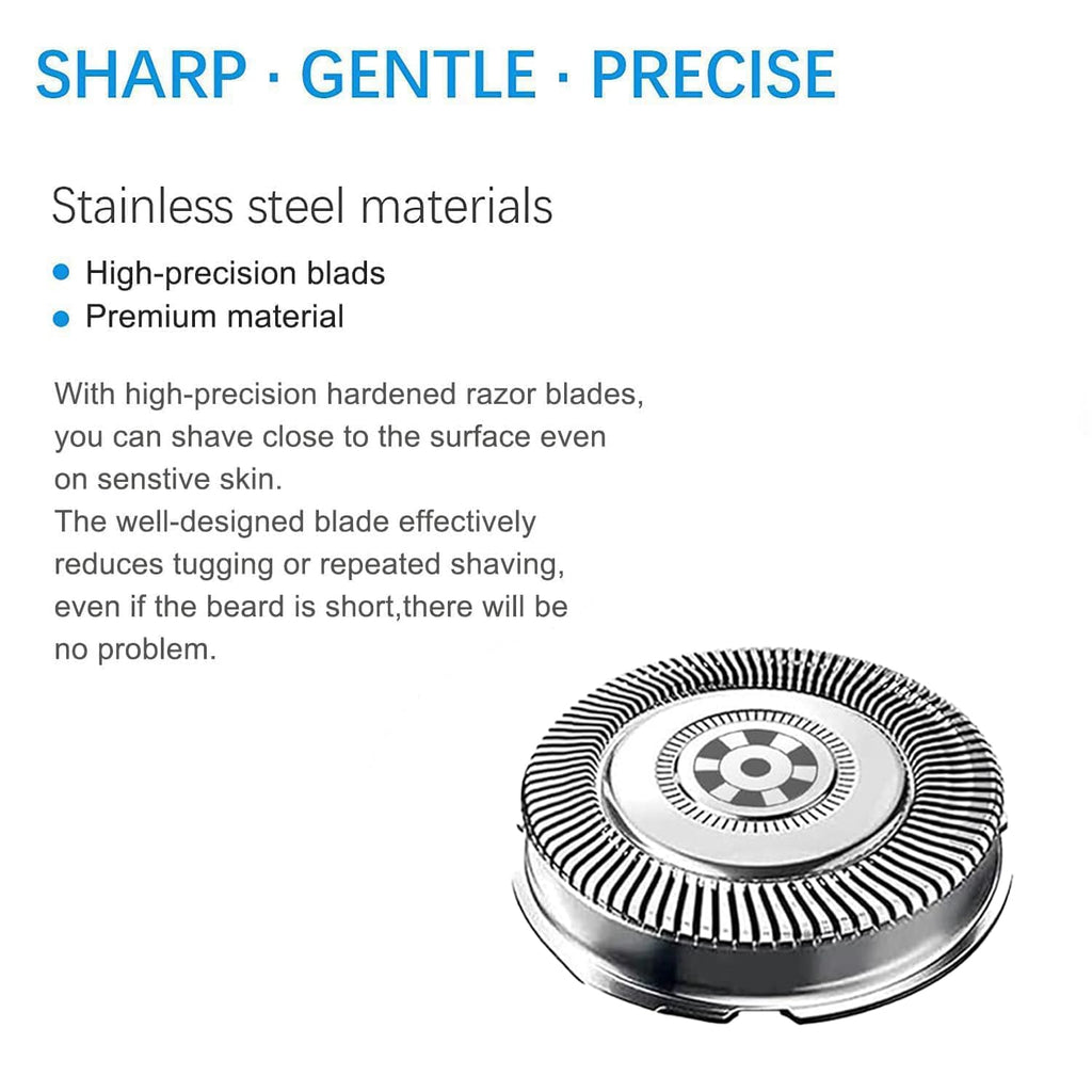 6 Pack SH71/52 Replacement Heads Compatible with Philips Norelco Series 7000 and Angle 5000 Series, SH71 Upgraded Replacement Blades Compatible with Philips Electric Shaving Series 7000 S7311 S7370