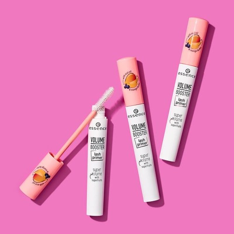 Essence Volume Booster Lash Primer Mascara - Nourishing Mango Butter & Acai Oil | Vegan & Cruelty-Free | White