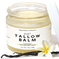 TRADITIONAL NUTRIENTS Tallow Balm - Vanilla Bean Scented, made with Honey and Beeswax - Grass Fed Beef Tallow Balm - Made from Suet Tallow