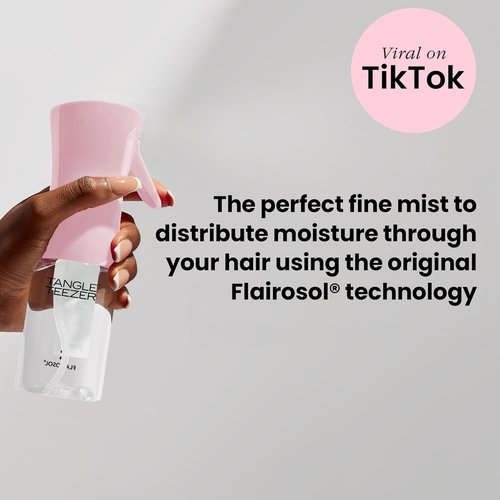 Tangle Teezer Mini Ultimate Detangler Hairbrush & Travel-Size Spray Bottle Duo | Millennial Pink, All Hair Types