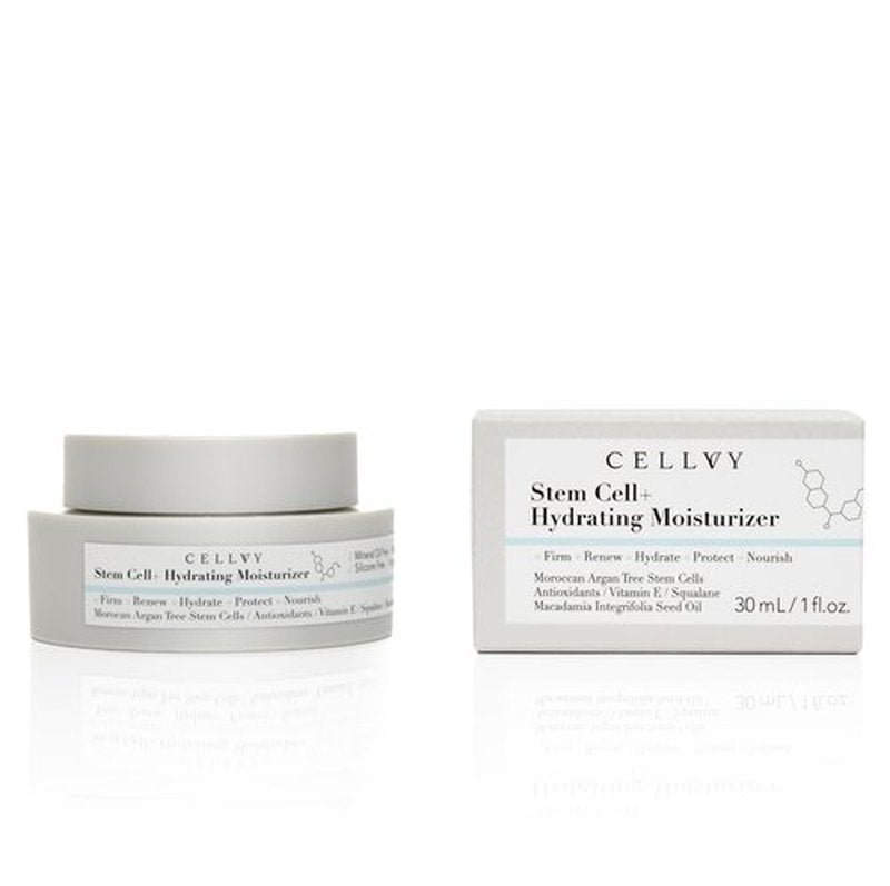 CELLVY Hydrating Korean Moisturizer w/Moroccan Argan Tree Stem Cells, Korean Taiwanese Skincare Stem Cell Face Cream w/Squalane & Antioxidants, Lightweight, Firms, Repairs & Boosts Collagen