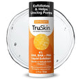 TruSkin BHA Liquid Exfoliant & Toner for Face - Triple Acid AHA BHA PHA Exfoliator with Salicylic, Glycolic Acid & Vitamin C - Improves Look of Tone & Texture, Unclogs Pores, 4.2 fl oz