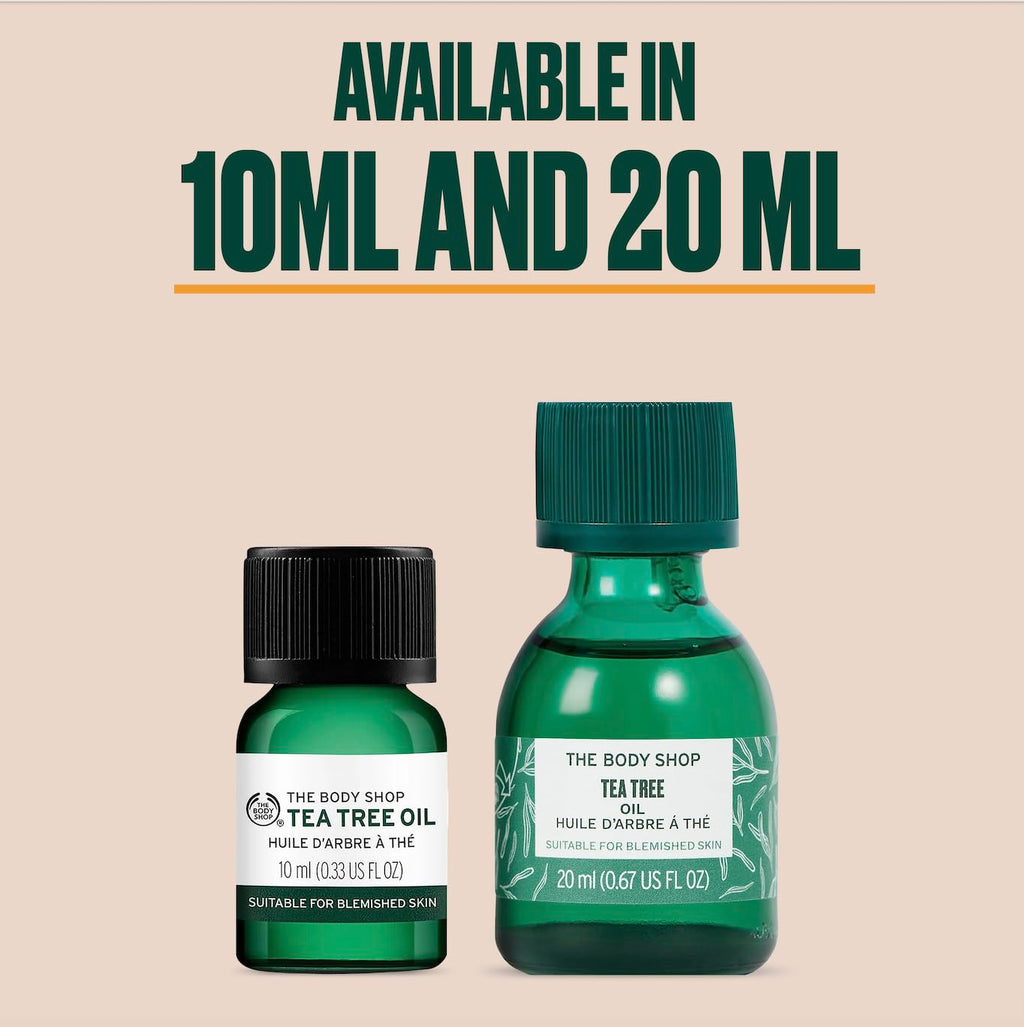 The Body Shop Tea Tree Oil – Purifying Vegan Facial Oil For Oily, Blemished Skin – 0.33 oz