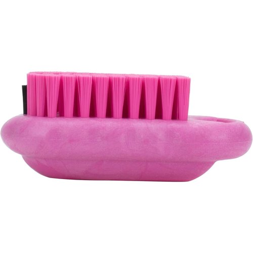 SPARTA Nail Scrub Brush Commercial-Grade, Heavy-Duty Hand and Fingernail Brush with Stiff Bristles for Gardeners, Mechanics, And Foodservice Personnel, Plastic, 5 Inches, Pink, (Pack of 12)