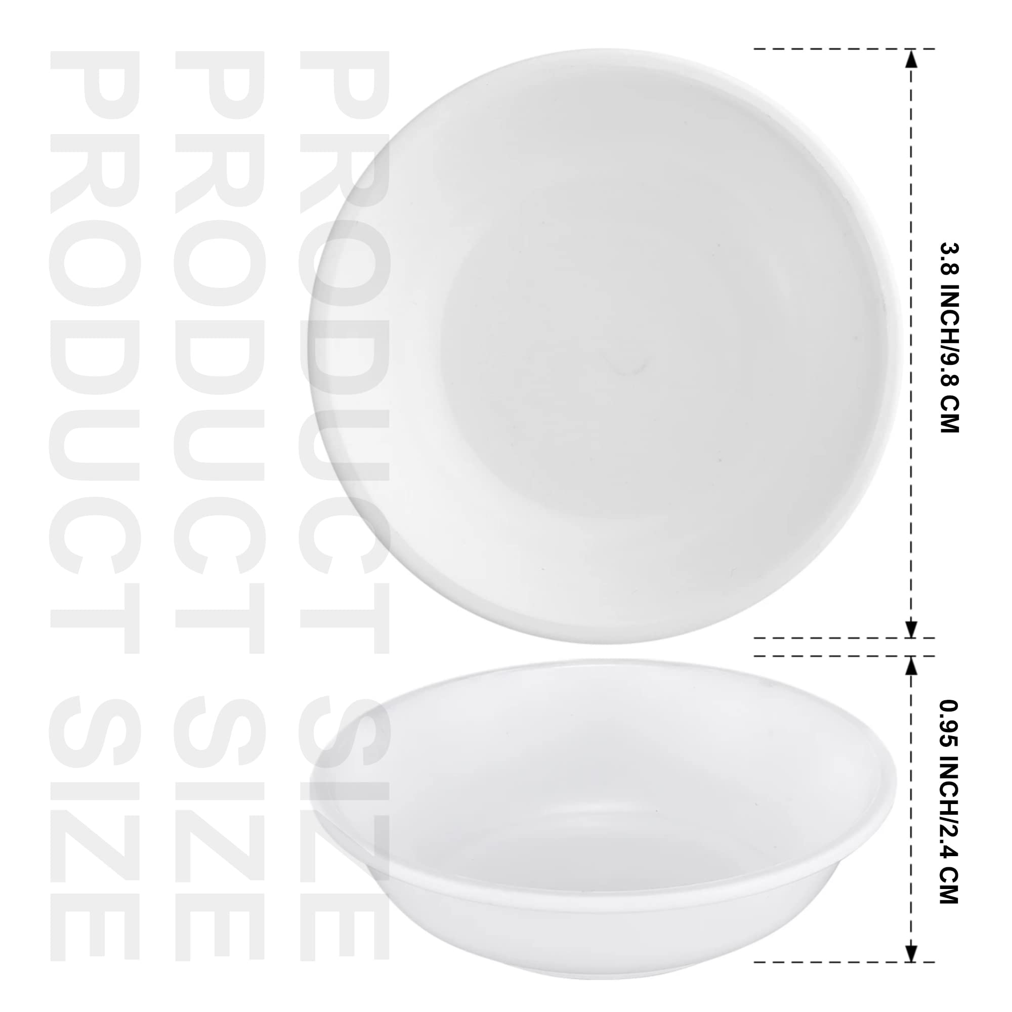 CLKONKA Replacement Wax Warmer Dish - Durable Ceramic Bowl for Wax Melts - Fits Most Wax Warmers - Round Shape(4 in)