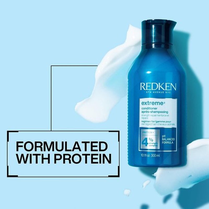 Redken Extreme Conditioner - Strengthen & Protect Damaged Hair with Protein Infusion | 33.8 oz