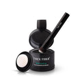 THICK FIBER Root Touch Up Powder - Water & Sweat Resistant Hair Loss Concealer Set for Women | Includes Brush (Black)