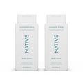 Native Body Wash Contains Naturally Derived Ingredients | For Women & Men, Sulfate, Paraben, & Dye Free Leaving Skin Soft and Hydrating | Cashmere & Rain 18 oz - 2 Pk