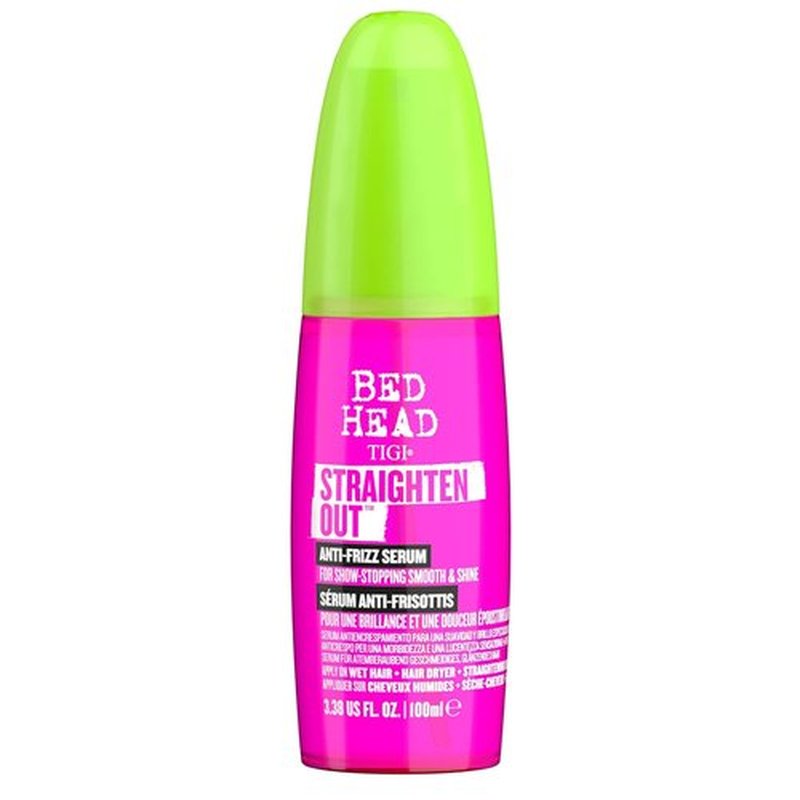 TIGI Bed Head Straighten Out Anti-Frizz Serum - Smooth, Sulfate-Free Formula for All Hair Types