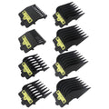 Zafina-UP 8pcs Clipper Guards for BaBylissPRO Barberology FX870, FX880, FX825, and FX673 Clippers, Trimmer Replacement Guards 8 Length (1/16, 1/8, 3/16, 1/4, 3/8, 1/2, 5/8, 3/4inch)