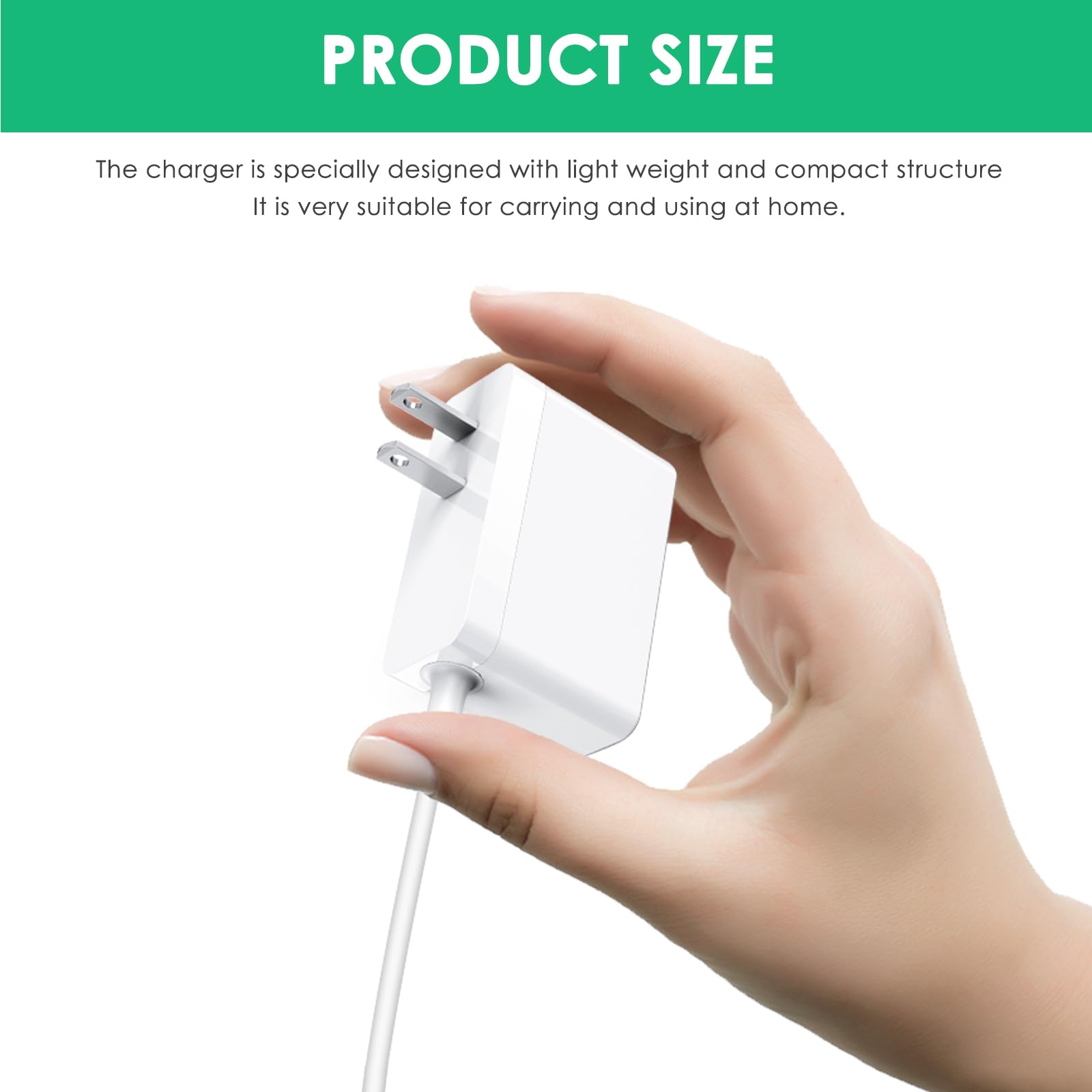 Mrgru Replacement Power Cord for Skylight Calendar 860004165262 Compatible with Skylight 15 inch Wall Planner Digital Calendar & Chore Chart Charger Power Adapter (Only for 12V)